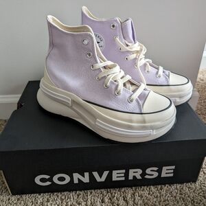 Converse Womens Size 7.5 Run Star Legacy CX Hi Purple Platform High Top Sneakers